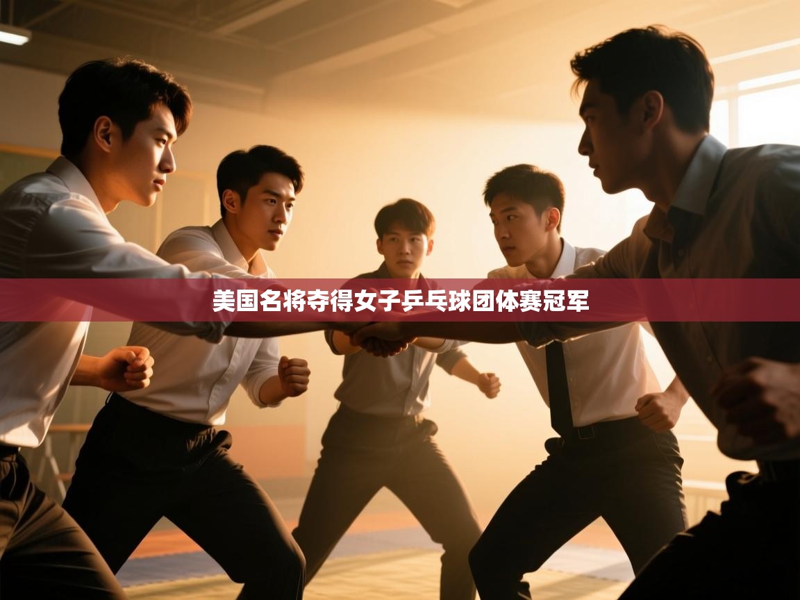 美国名将夺得女子乒乓球团体赛冠军